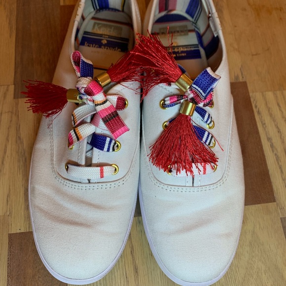 Keds x Kate Spade New York sneakers w/tassel laces - Picture 2 of 7